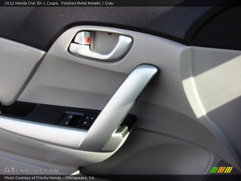 Polished Metal Metallic / Gray 2012 Honda Civic EX-L Coupe