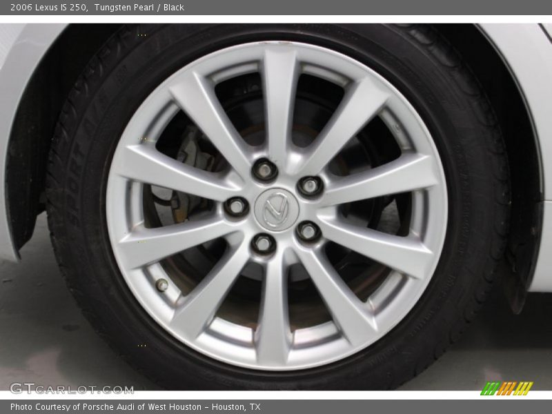 Tungsten Pearl / Black 2006 Lexus IS 250