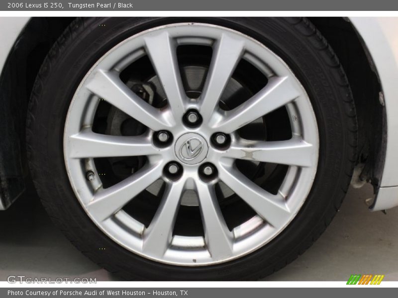 Tungsten Pearl / Black 2006 Lexus IS 250