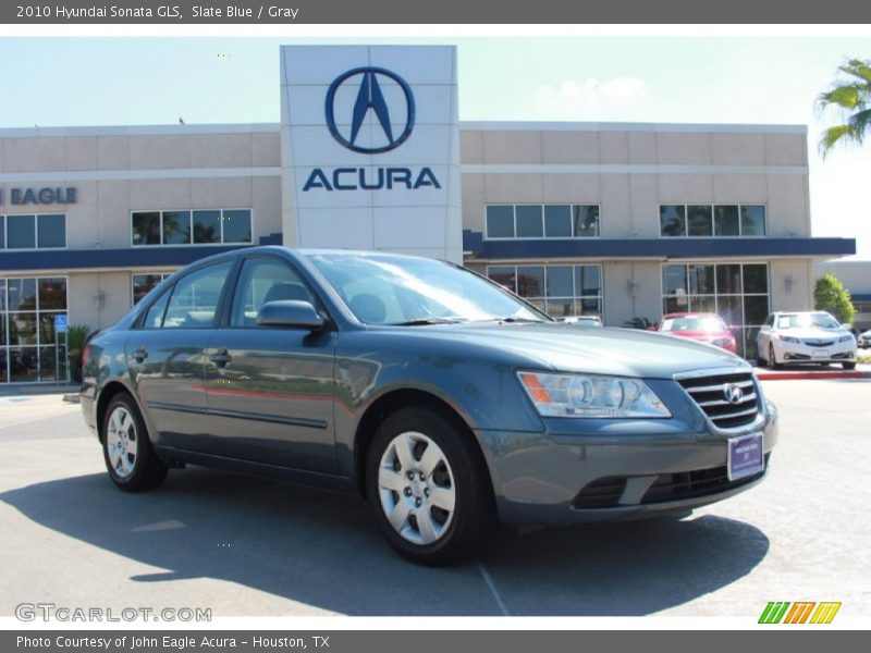 Slate Blue / Gray 2010 Hyundai Sonata GLS
