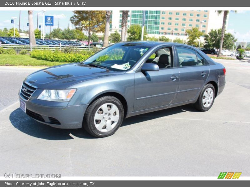 Slate Blue / Gray 2010 Hyundai Sonata GLS