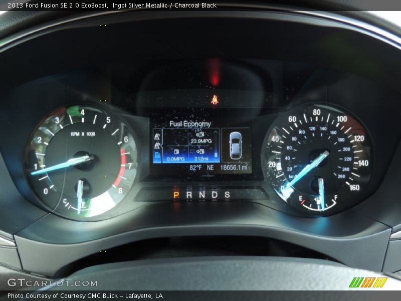 Ingot Silver Metallic / Charcoal Black 2013 Ford Fusion SE 2.0 EcoBoost