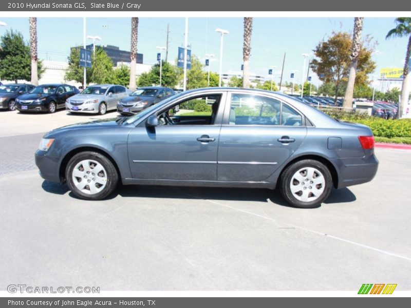 Slate Blue / Gray 2010 Hyundai Sonata GLS