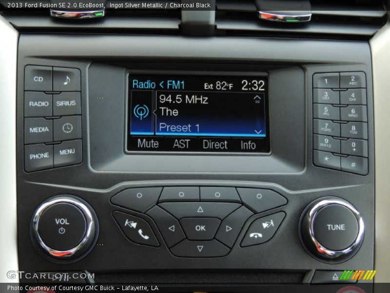 Ingot Silver Metallic / Charcoal Black 2013 Ford Fusion SE 2.0 EcoBoost