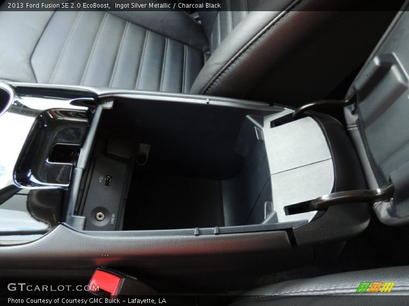 Ingot Silver Metallic / Charcoal Black 2013 Ford Fusion SE 2.0 EcoBoost