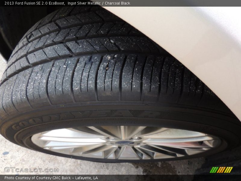 Ingot Silver Metallic / Charcoal Black 2013 Ford Fusion SE 2.0 EcoBoost