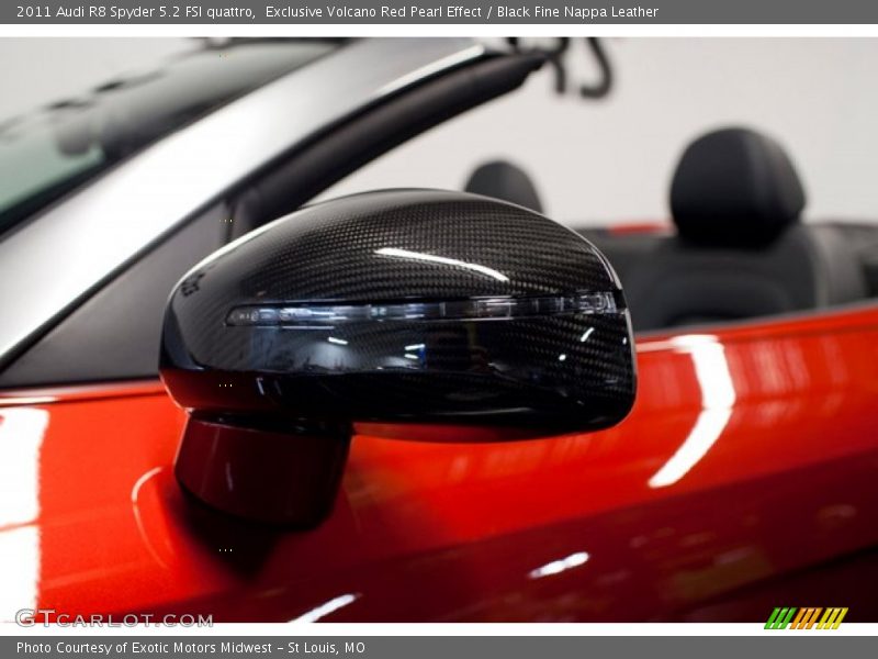 Exclusive Volcano Red Pearl Effect / Black Fine Nappa Leather 2011 Audi R8 Spyder 5.2 FSI quattro