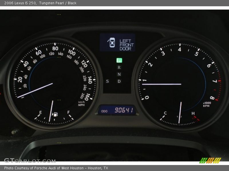Tungsten Pearl / Black 2006 Lexus IS 250