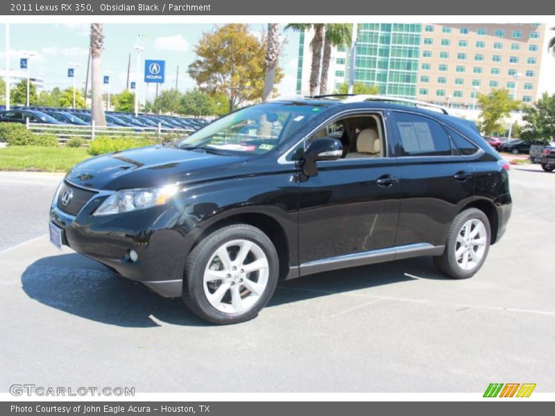 Obsidian Black / Parchment 2011 Lexus RX 350