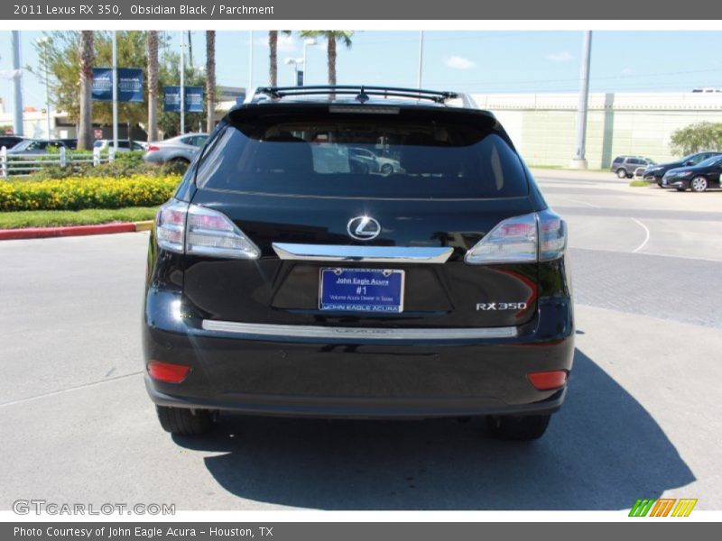 Obsidian Black / Parchment 2011 Lexus RX 350