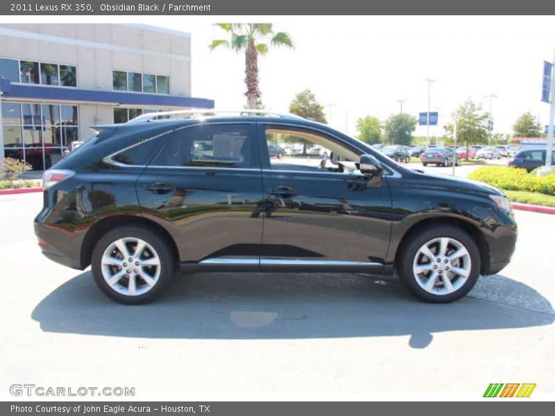 Obsidian Black / Parchment 2011 Lexus RX 350