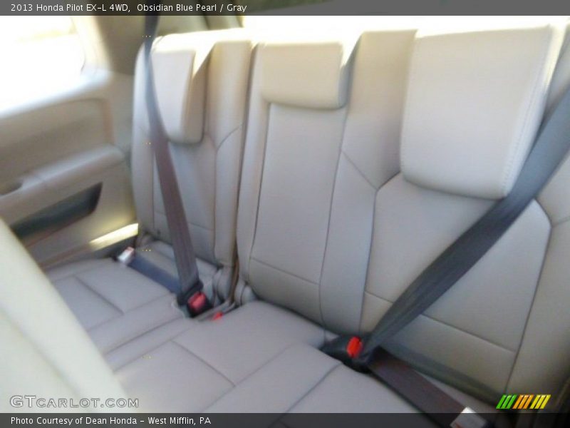 Obsidian Blue Pearl / Gray 2013 Honda Pilot EX-L 4WD