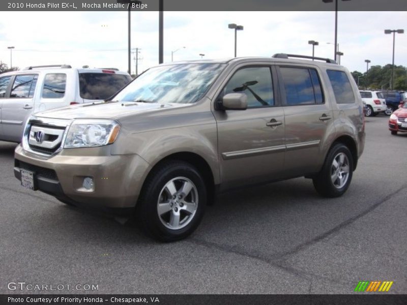 Mocha Metallic / Beige 2010 Honda Pilot EX-L