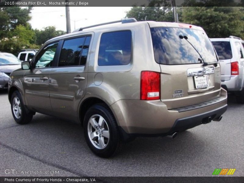Mocha Metallic / Beige 2010 Honda Pilot EX-L