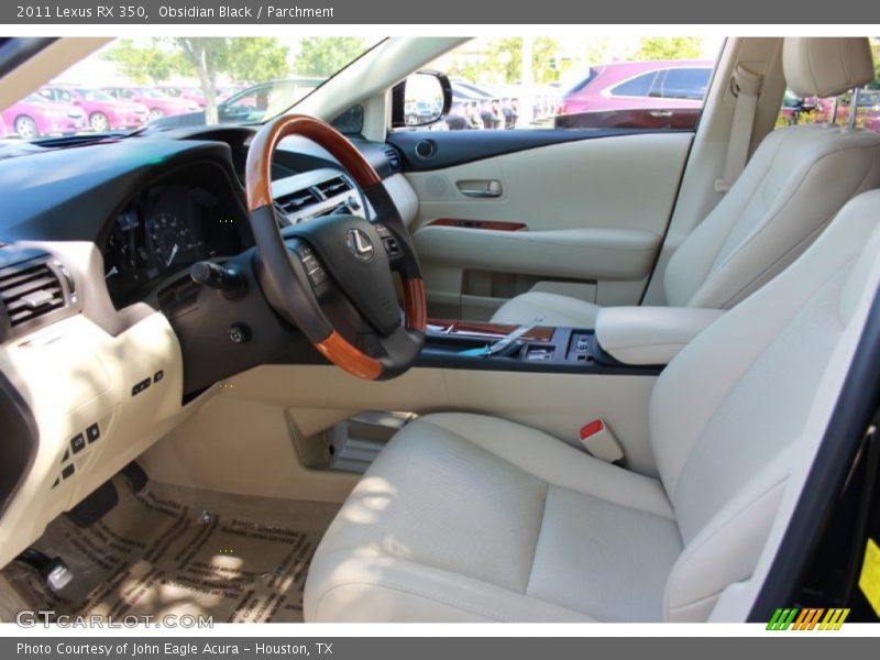 Obsidian Black / Parchment 2011 Lexus RX 350