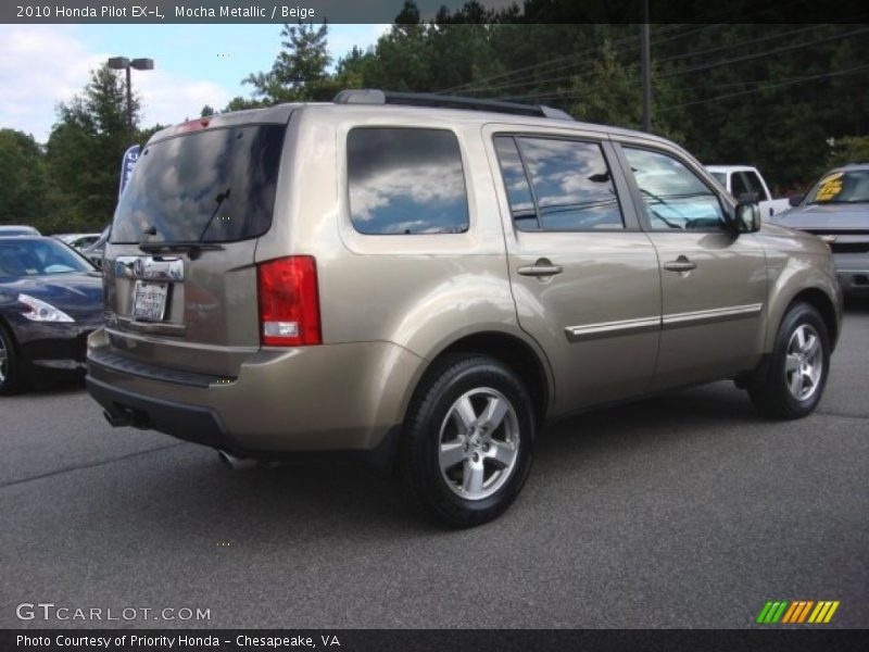 Mocha Metallic / Beige 2010 Honda Pilot EX-L