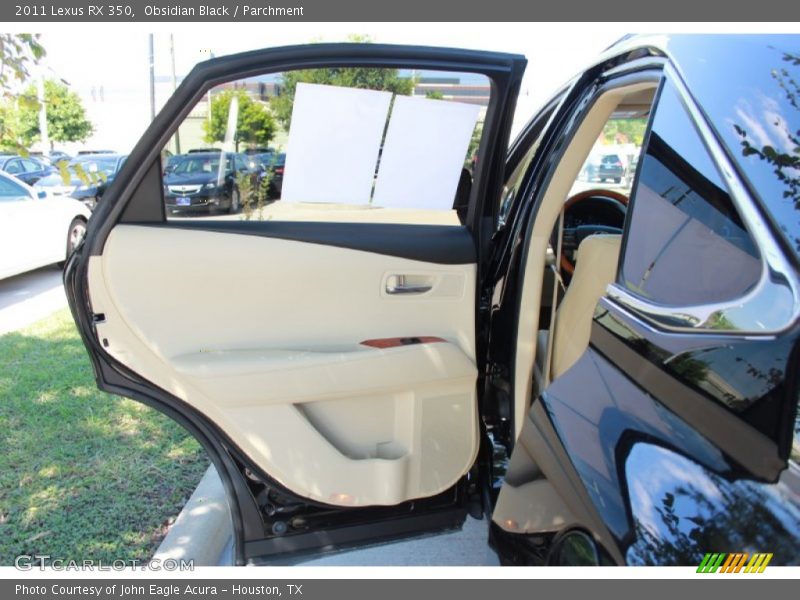 Obsidian Black / Parchment 2011 Lexus RX 350