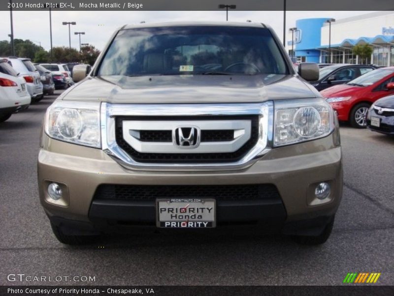 Mocha Metallic / Beige 2010 Honda Pilot EX-L