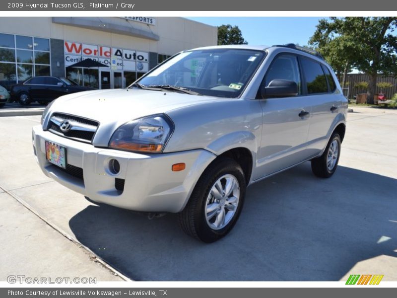 Platinum / Gray 2009 Hyundai Tucson GLS