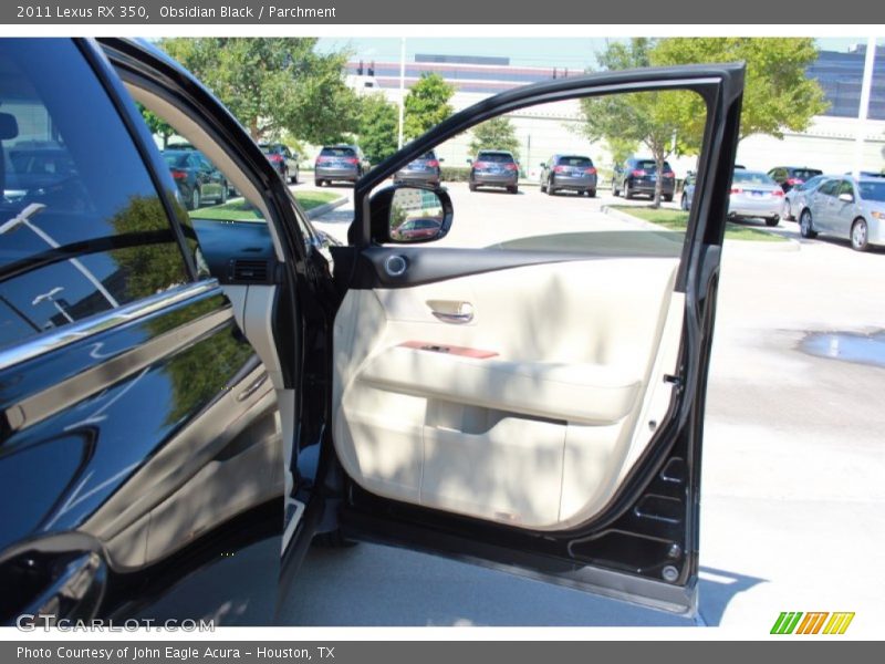 Obsidian Black / Parchment 2011 Lexus RX 350
