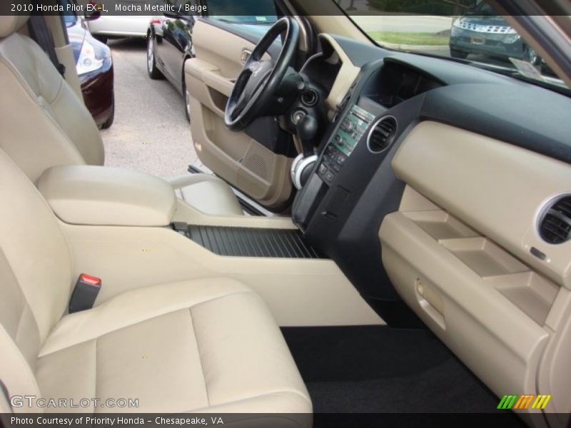Mocha Metallic / Beige 2010 Honda Pilot EX-L