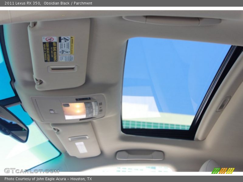Obsidian Black / Parchment 2011 Lexus RX 350