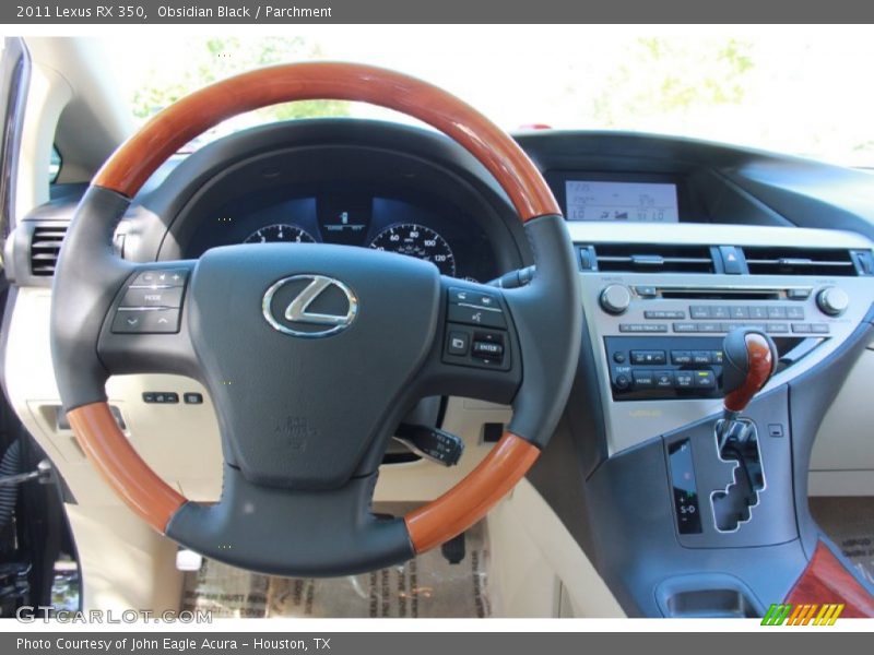 Obsidian Black / Parchment 2011 Lexus RX 350