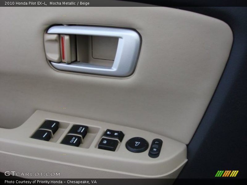Mocha Metallic / Beige 2010 Honda Pilot EX-L