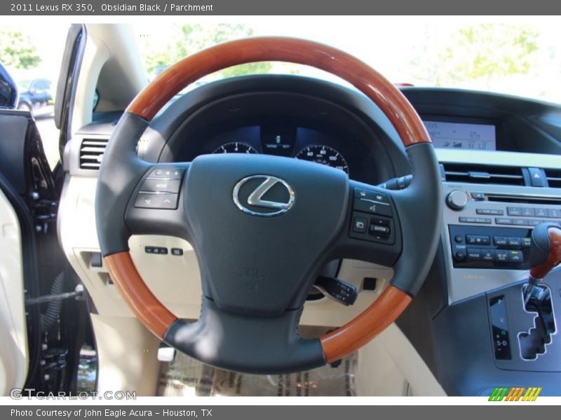 Obsidian Black / Parchment 2011 Lexus RX 350