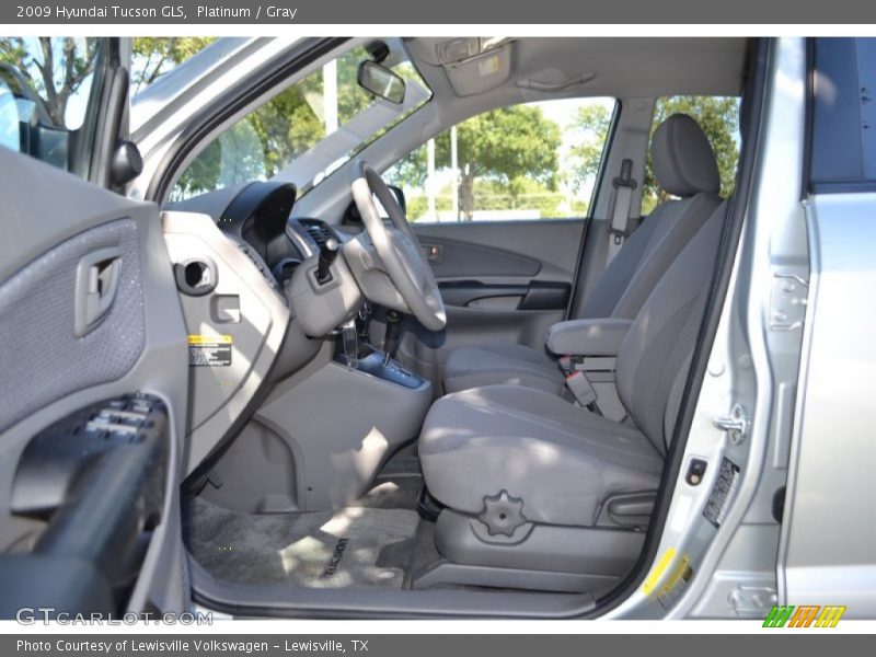 Platinum / Gray 2009 Hyundai Tucson GLS