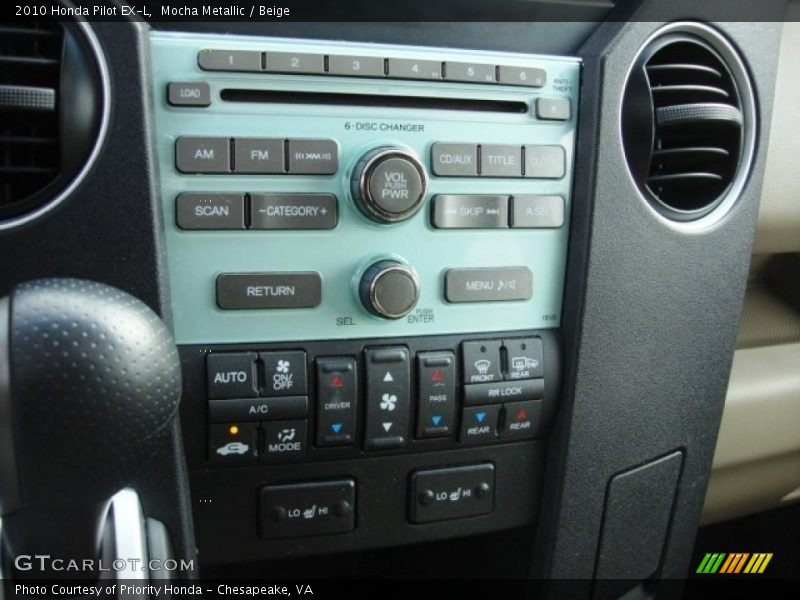 Mocha Metallic / Beige 2010 Honda Pilot EX-L