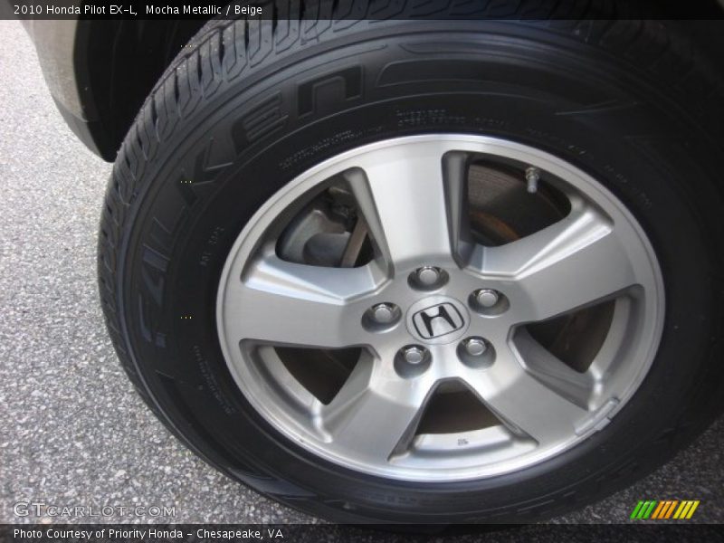 Mocha Metallic / Beige 2010 Honda Pilot EX-L