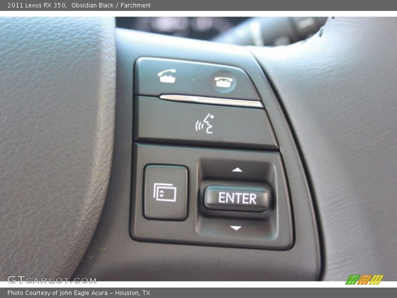 Obsidian Black / Parchment 2011 Lexus RX 350