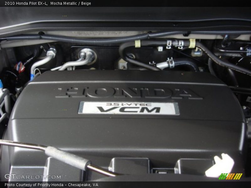 Mocha Metallic / Beige 2010 Honda Pilot EX-L