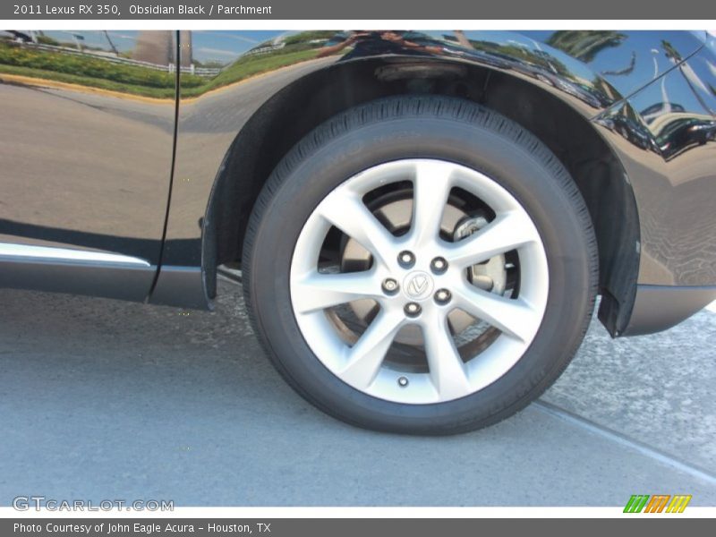 Obsidian Black / Parchment 2011 Lexus RX 350
