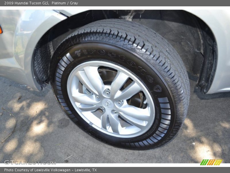 Platinum / Gray 2009 Hyundai Tucson GLS