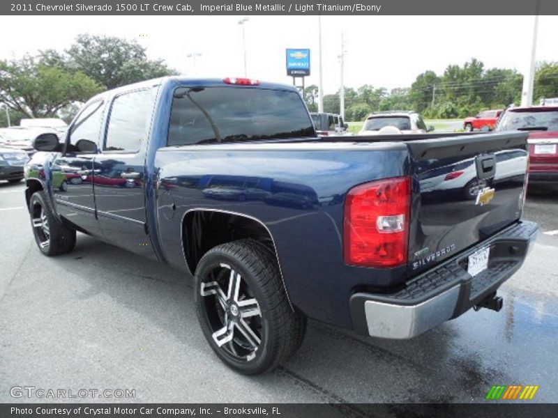 Imperial Blue Metallic / Light Titanium/Ebony 2011 Chevrolet Silverado 1500 LT Crew Cab