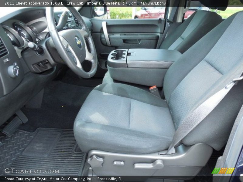 Imperial Blue Metallic / Light Titanium/Ebony 2011 Chevrolet Silverado 1500 LT Crew Cab