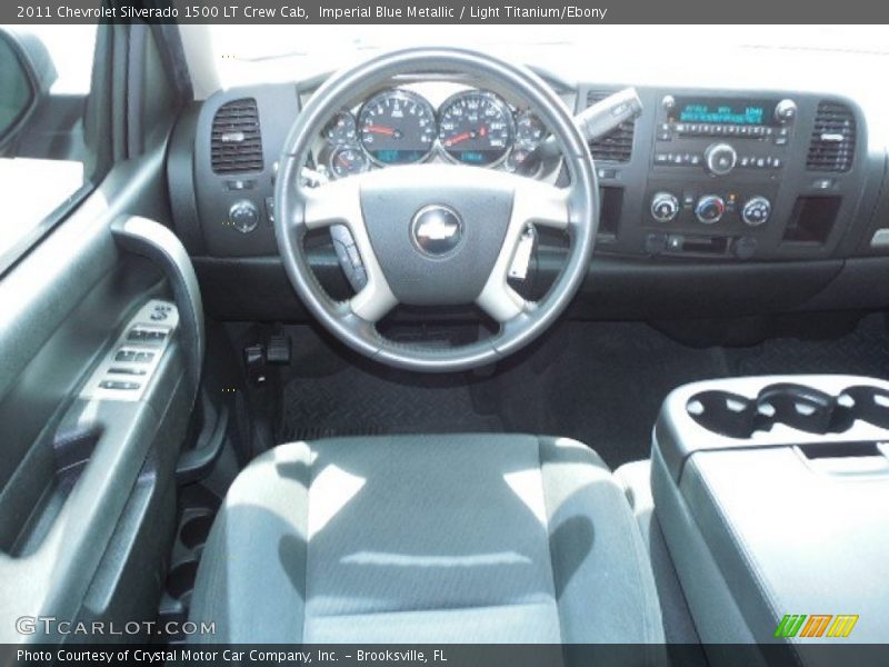 Imperial Blue Metallic / Light Titanium/Ebony 2011 Chevrolet Silverado 1500 LT Crew Cab
