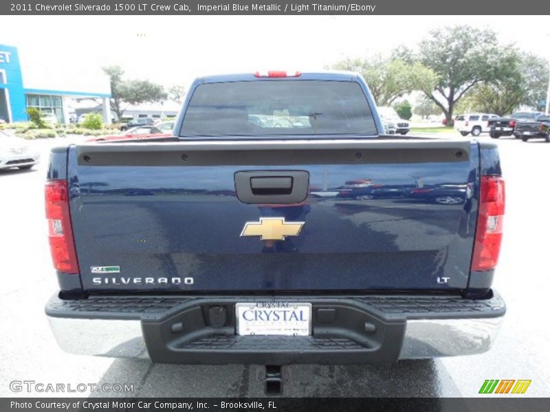 Imperial Blue Metallic / Light Titanium/Ebony 2011 Chevrolet Silverado 1500 LT Crew Cab