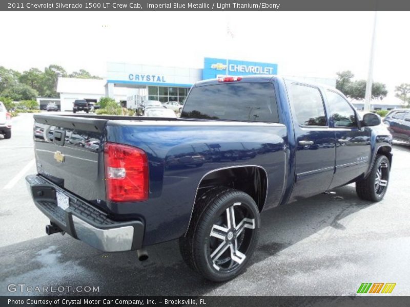 Imperial Blue Metallic / Light Titanium/Ebony 2011 Chevrolet Silverado 1500 LT Crew Cab