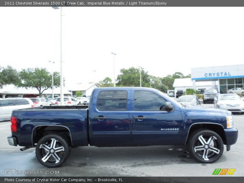 Imperial Blue Metallic / Light Titanium/Ebony 2011 Chevrolet Silverado 1500 LT Crew Cab