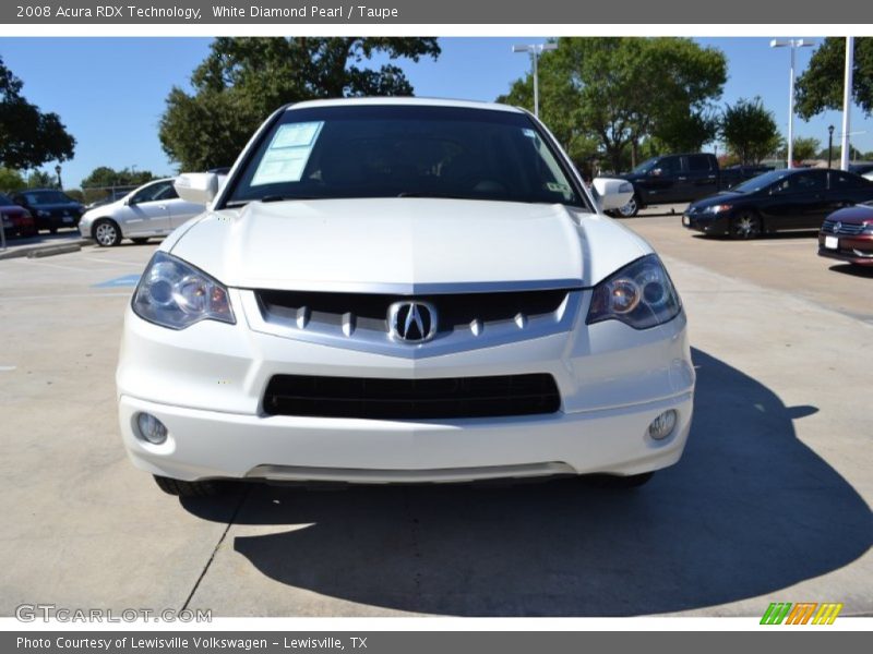 White Diamond Pearl / Taupe 2008 Acura RDX Technology