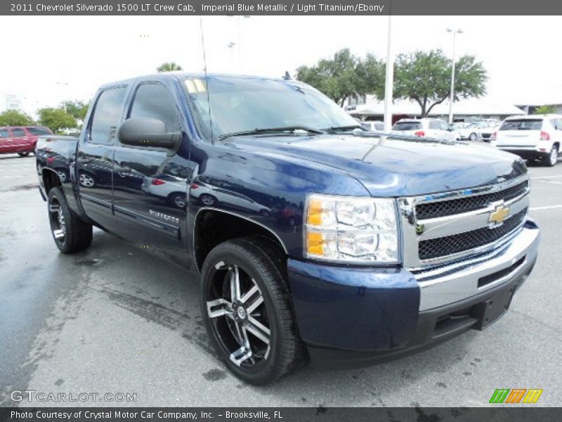 Imperial Blue Metallic / Light Titanium/Ebony 2011 Chevrolet Silverado 1500 LT Crew Cab