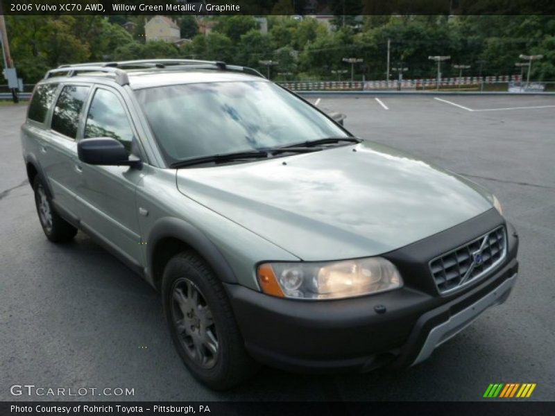 Willow Green Metallic / Graphite 2006 Volvo XC70 AWD