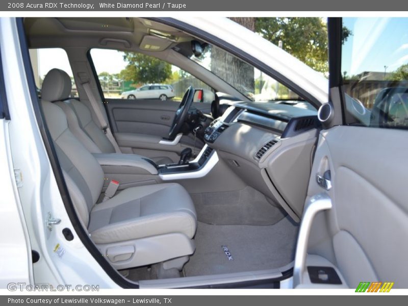 White Diamond Pearl / Taupe 2008 Acura RDX Technology