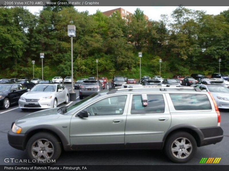 Willow Green Metallic / Graphite 2006 Volvo XC70 AWD