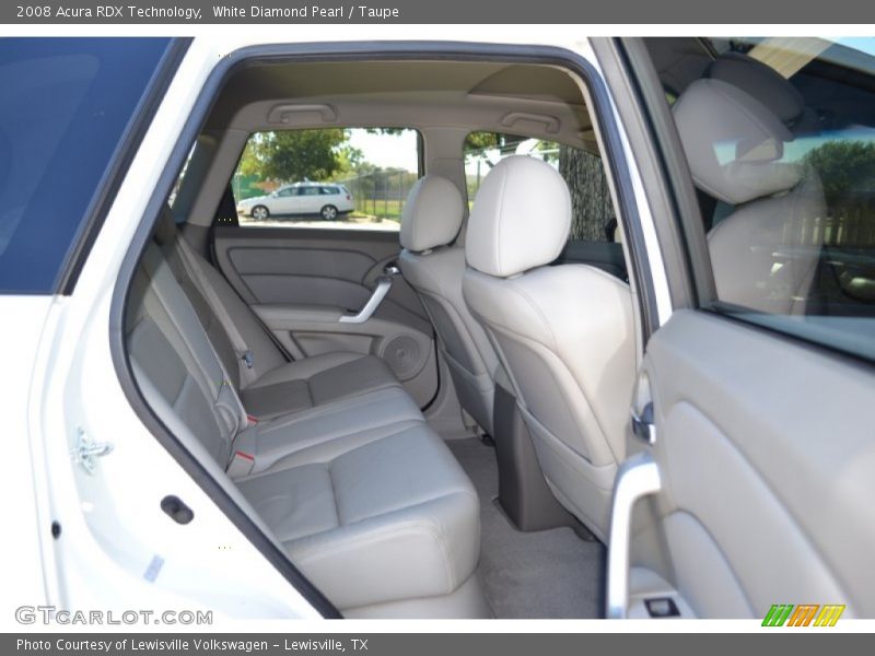 White Diamond Pearl / Taupe 2008 Acura RDX Technology