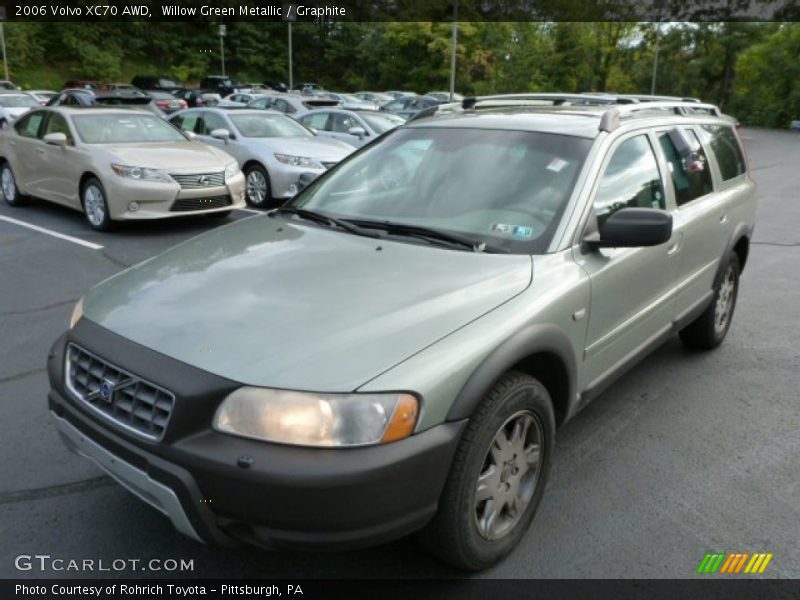 Willow Green Metallic / Graphite 2006 Volvo XC70 AWD