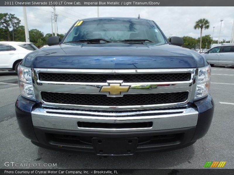 Imperial Blue Metallic / Light Titanium/Ebony 2011 Chevrolet Silverado 1500 LT Crew Cab